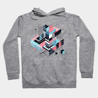 Abstract BluPin Hoodie